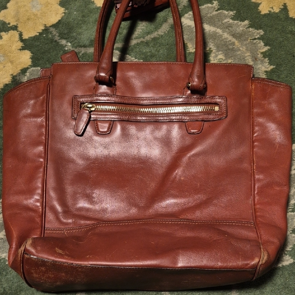 Coach Rich Brown Leather Shoulder Bag - Picture 5 of 15